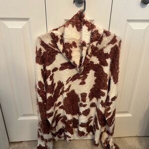 Show me your Mumu Eyelash Cow Print Sweater